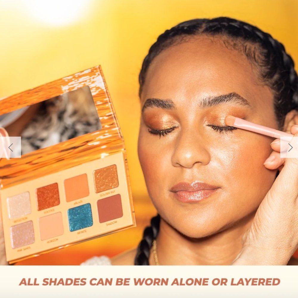 NIB Beauty For Real Golden Hour Eyeshadow Palette - Picture 7 of 12